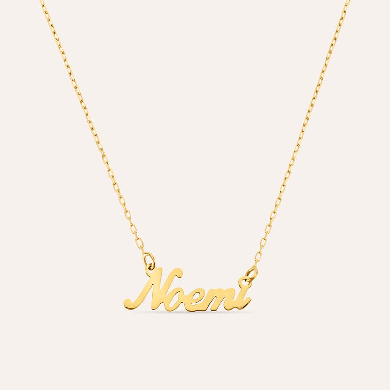 Collana Noemi Gold Names Oro Giallo - Collane Unisex | Stroili