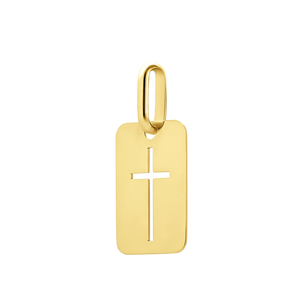 Pendente Holy Oro Giallo - Ciondoli con Incisione Unisex | Stroili