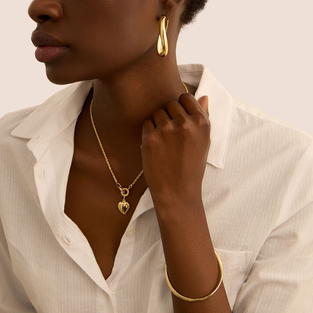 Orecchini A Cerchio Isabelle Oro Giallo