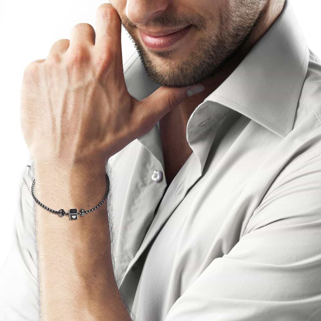 Bead Essential Code Acciaio - Beads Uomo | Stroili