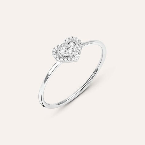 Anello Fantasia Sophia Oro Bianco Diamante - Anelli con Pietre Donna | Stroili