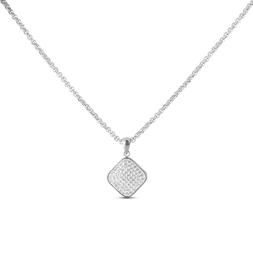 Collana Lady Phantasya Acciaio e Cristalli