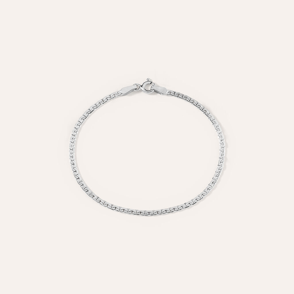 Bracciale Catena Colette Oro Bianco - Bracciali Donna | Stroili