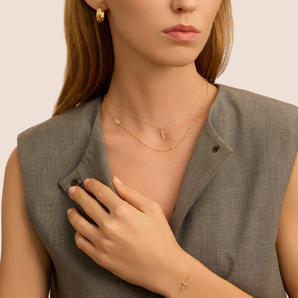 Bracciale Holy Oro Giallo Cubic Zirconia