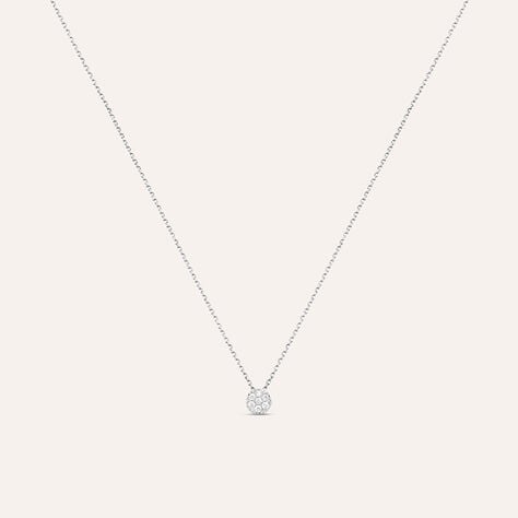 Collana Sophia Oro Bianco Diamante - Collane Donna | Stroili