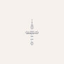Pendente Love Beats Argento Rodiato Cubic Zirconia