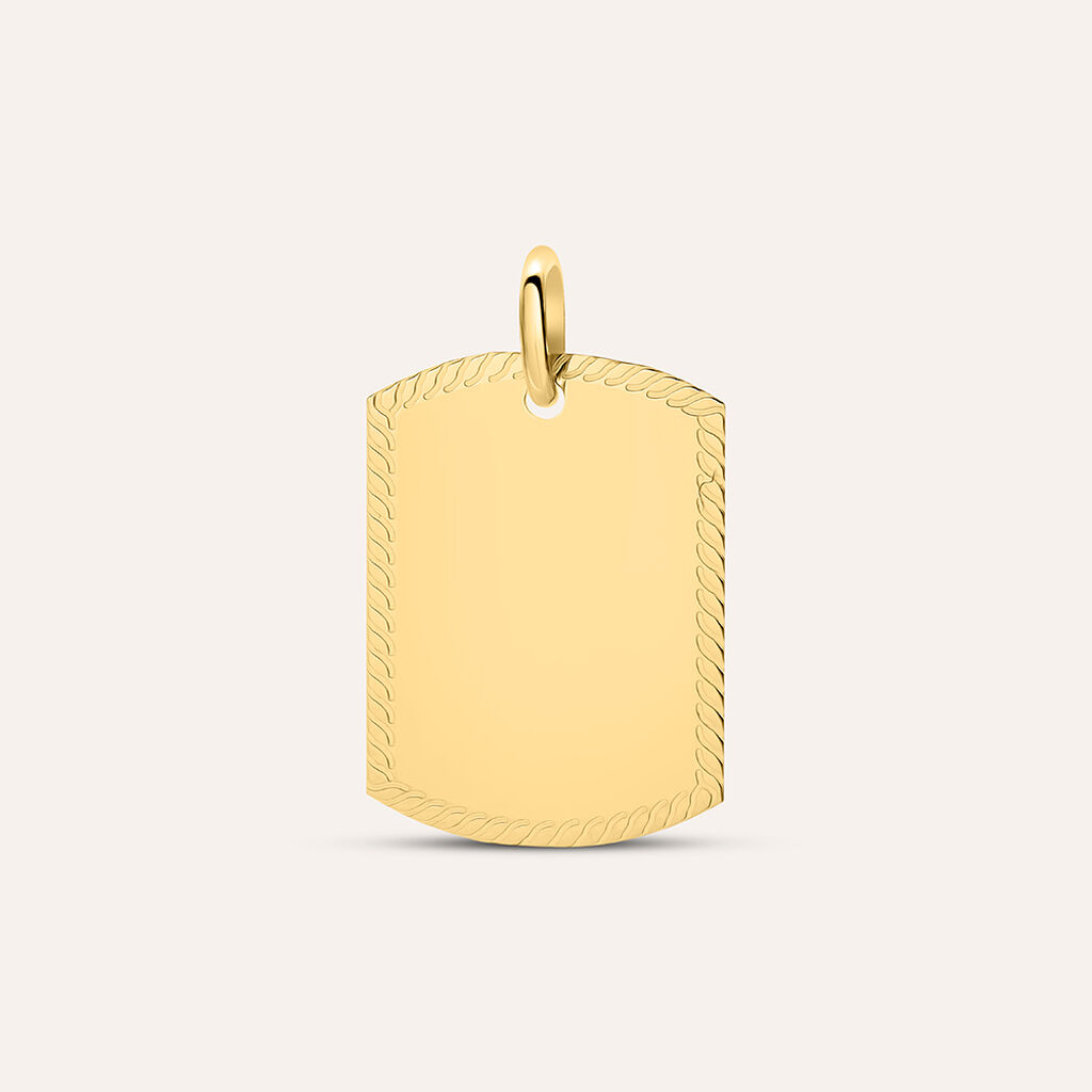 Pendente Poème Oro Giallo - Ciondoli con Incisione Donna | Stroili