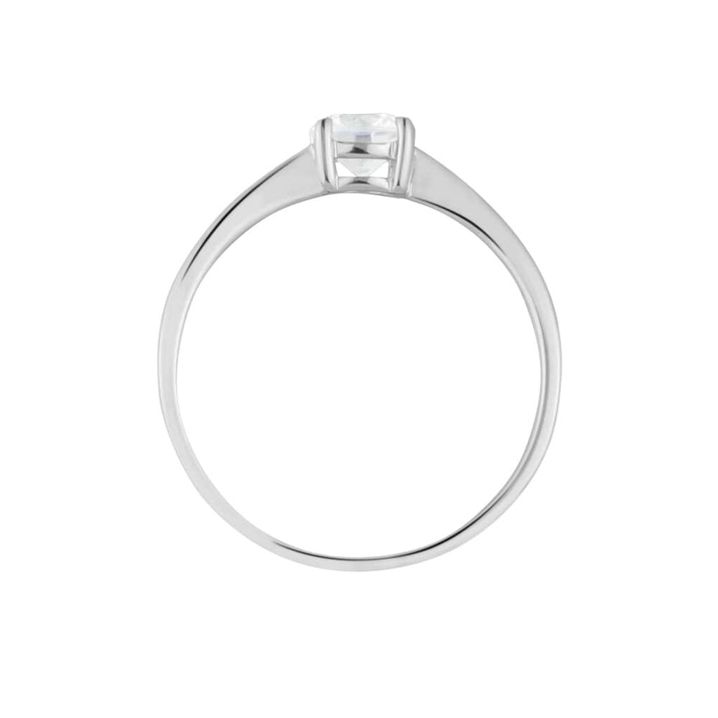 Anello Solitario Claire Oro Bianco Cubic Zirconia - Anelli con Pietre Donna | Stroili