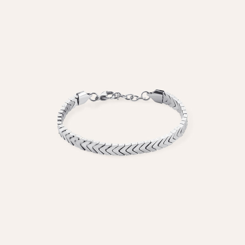 Bracciale Catena Man Code Acciaio - Bracciali Uomo | Stroili