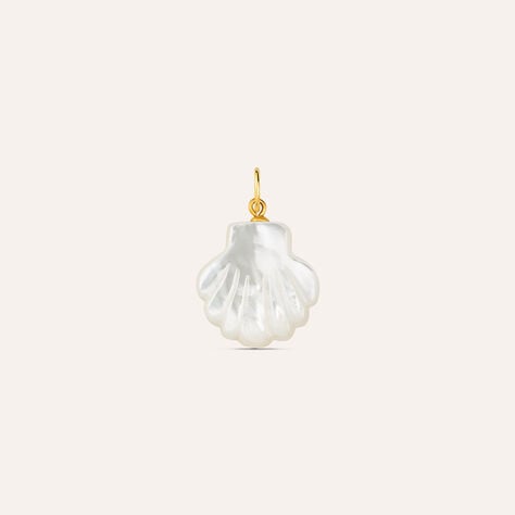 Pendente Radiance Acciaio Dorato Madreperla - Ciondoli Donna | Stroili