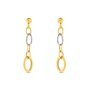 Orecchini Pendenti Beverly Oro Bicolore