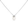 Collana Gabrielle Precious Oro Bianco Perla D'Acqua Dolce Diamante