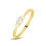 Anello Trilogy Claire Oro Giallo Cubic Zirconia