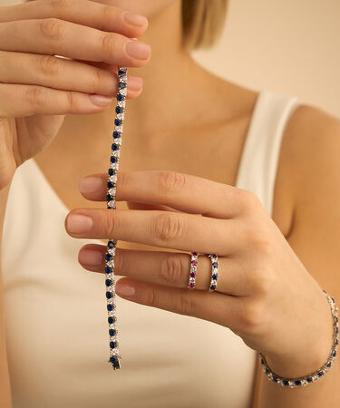 Bracciale Silver Elegance Argento Rodiato Cubic Zirconia