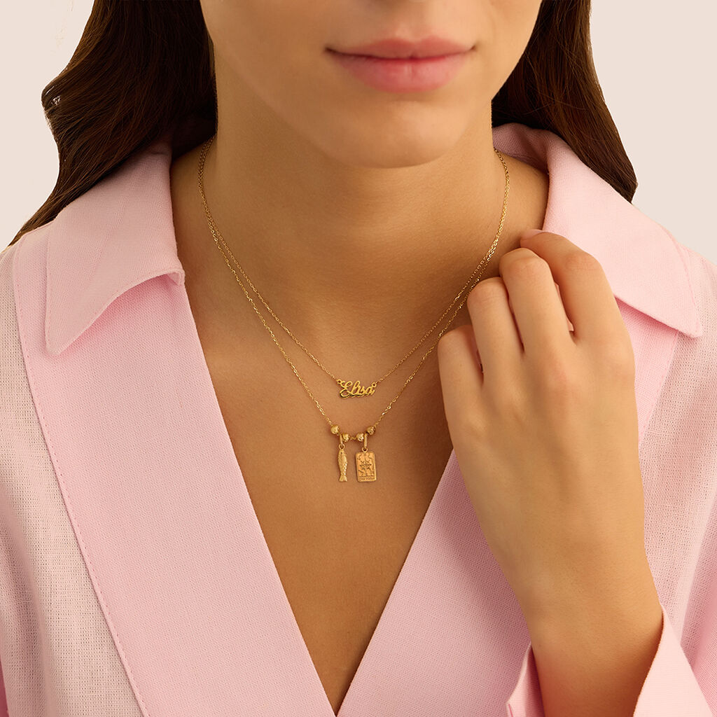 Pendente Po&egrave;me Oro Giallo