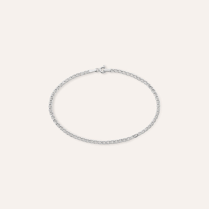 Bracciale Catena Oro Uomo Oro Bianco - Bracciali Uomo | Stroili