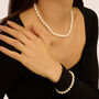 Bracciale Gabrielle Oro Bianco Perla D'Acqua Dolce