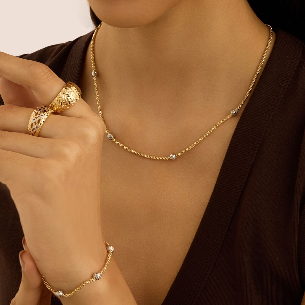 Collana Golden Lover Oro Bicolore - Collane Donna | Stroili