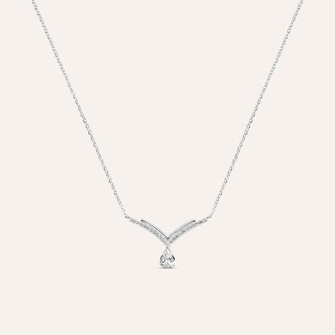 Collana Punto Luce Silver Elegance Argento Rodiato Cubic Zirconia - Collane Punto Luce Donna | Stroili