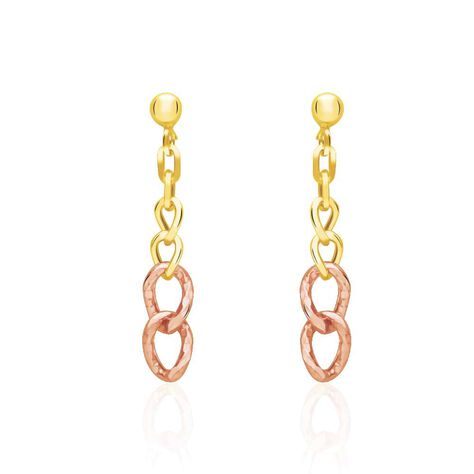 Orecchini Pendenti Beverly Oro Bicolore - Orecchini Pendenti Donna | Stroili