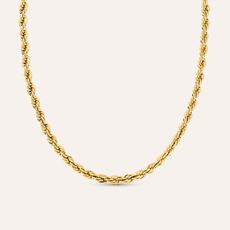 Catena Man Code Acciaio Dorato - Collane Catena Uomo | Stroili