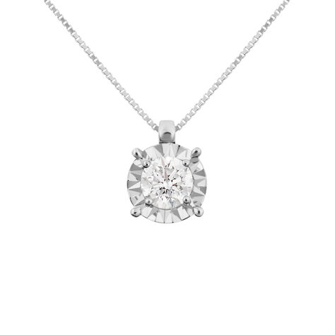 Collana Punto Luce Diamotion Oro Bianco Diamante - Collane Punto Luce Donna | Stroili