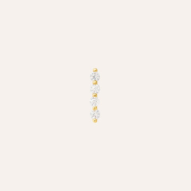 Piercing Orecchio Bon Ton Oro Giallo Cubic Zirconia