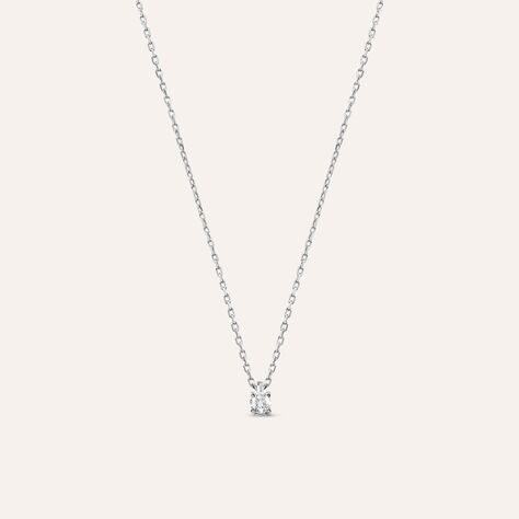 Collana Punto Luce Grace Oro Bianco Diamante - Collane Punto Luce Donna | Stroili