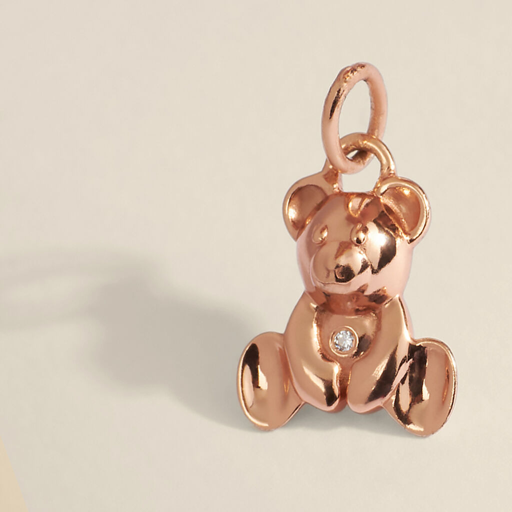 Pendente Love Beats Argento Rosa Cubic Zirconia - Ciondoli Donna | Stroili