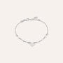 Bracciale Silver Pearls Argento Rodiato Perla sintentica