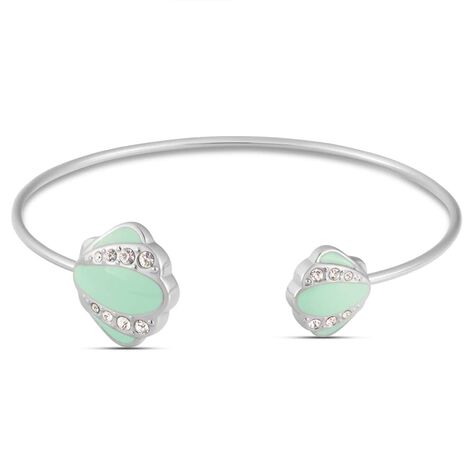 Bangle Lady Sweet Acciaio Conchiglia e Cristalli - Bracciali Donna | Stroili