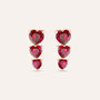 Orecchini Lobo Trilogy Silver Rainbow Argento Rosa Cubic Zirconia