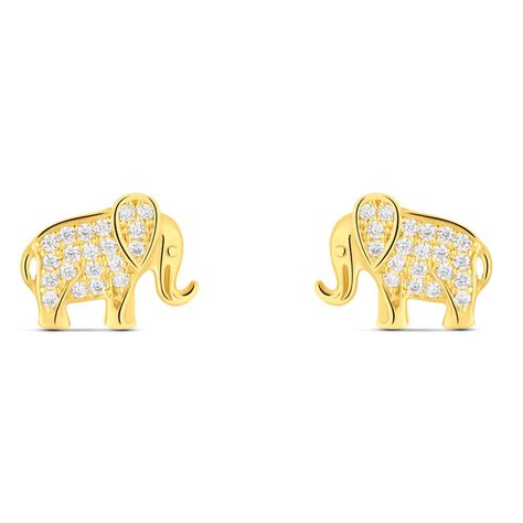Orecchini Lobo Claire Oro Giallo Cubic Zirconia - Orecchini a Lobo Donna | Stroili