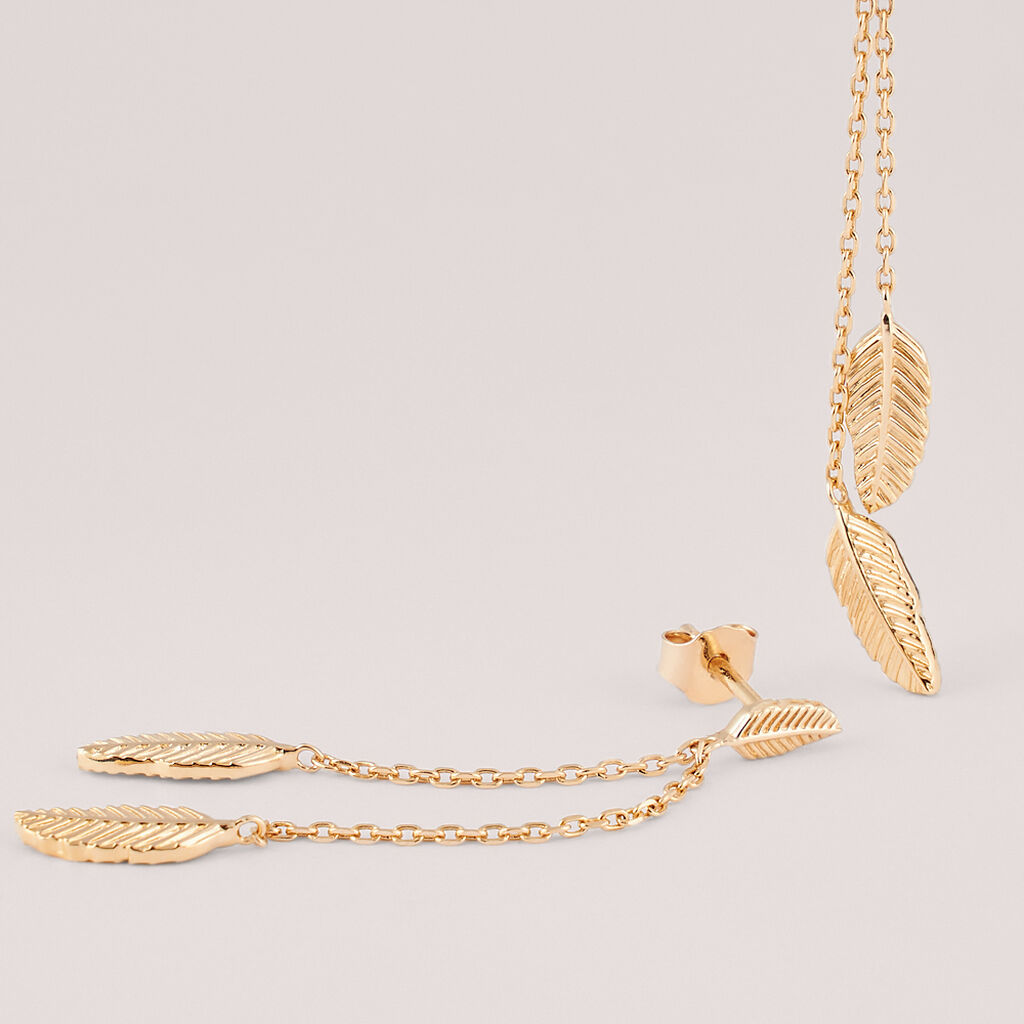 Orecchini Pendenti Golden Dream Placcato Oro Giallo