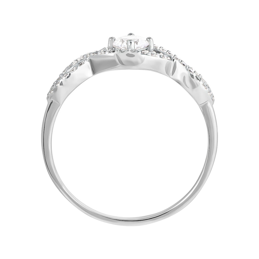 Anello Solitario Silver Elegance Argento Rodiato Cubic Zirconia - Anelli con Pietre Donna | Stroili