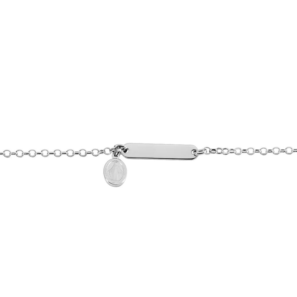 Bracciale Con Targhetta Silver Soul Argento Rodiato - Bracciali con Incisione Donna | Stroili