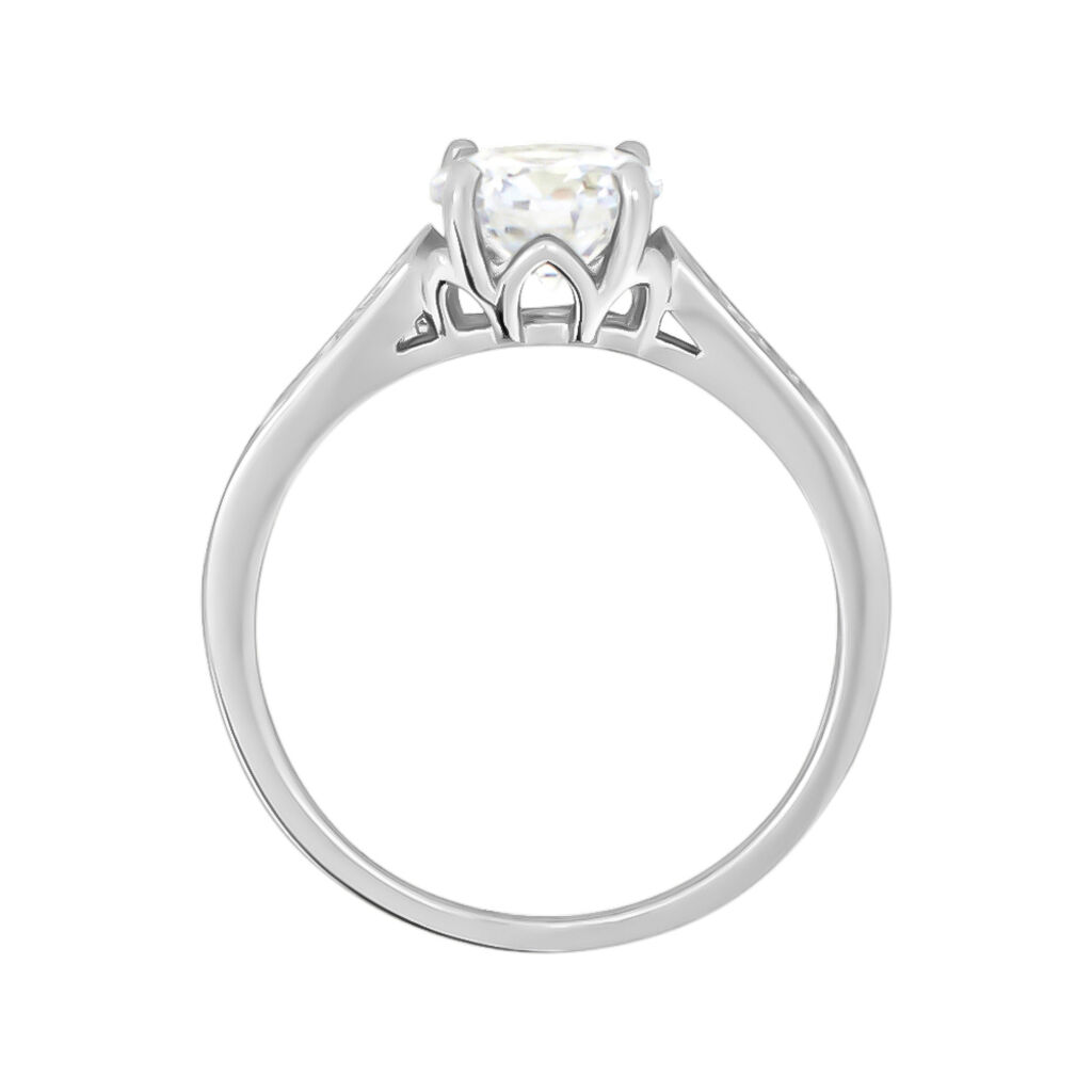 Anello Solitario Silver Elegance Argento Rodiato Cubic Zirconia - Anelli con Pietre Donna | Stroili