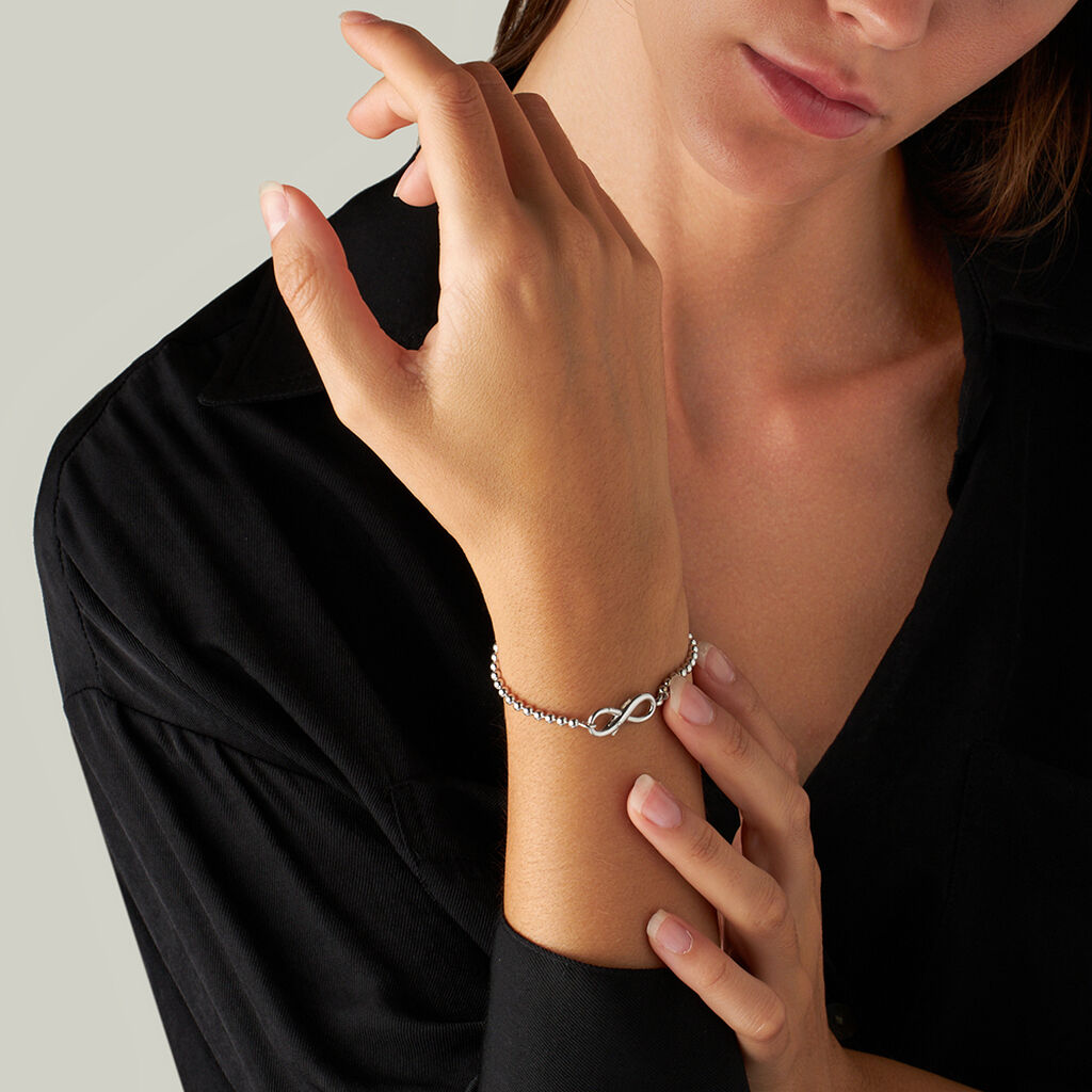 Bracciale Catena Silver Collection Argento Rodiato - Bracciali Love Donna | Stroili