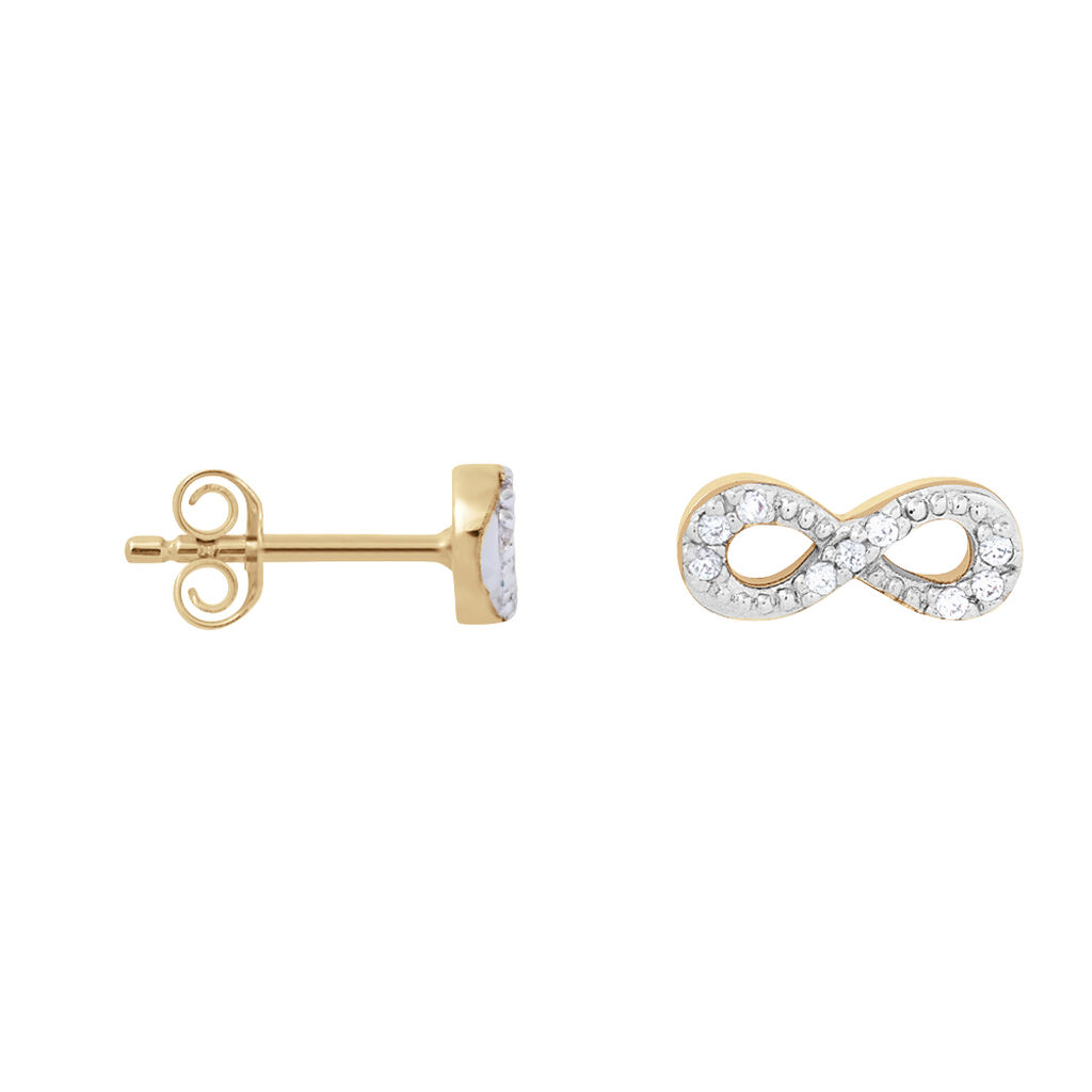 Orecchini Lobo Golden Dream Placcato Oro Giallo Cubic Zirconia - Orecchini a Lobo Donna | Stroili