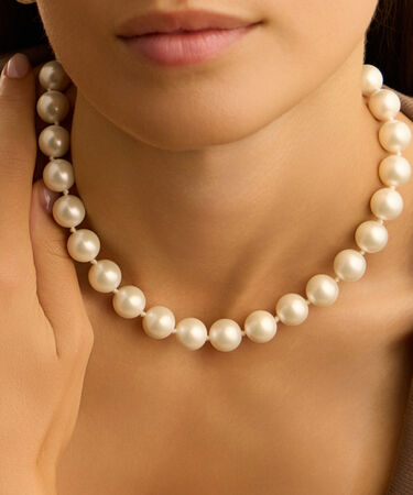 Collana Silver Pearls Argento Rodiato Perla sintetica