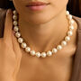 Collana Silver Pearls Argento Rodiato Perla sintentica