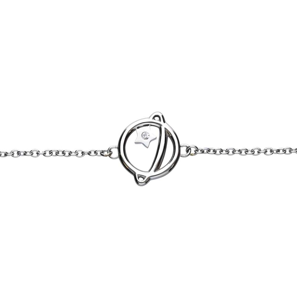 Bracciale Lady Chic Acciaio Saturno e Cristalli - Bracciali Donna | Stroili