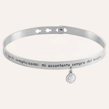 Bangle Sunrise Acciaio Cristallo