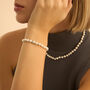 Bracciale Silver Pearls Argento Rodiato Perla sintentica