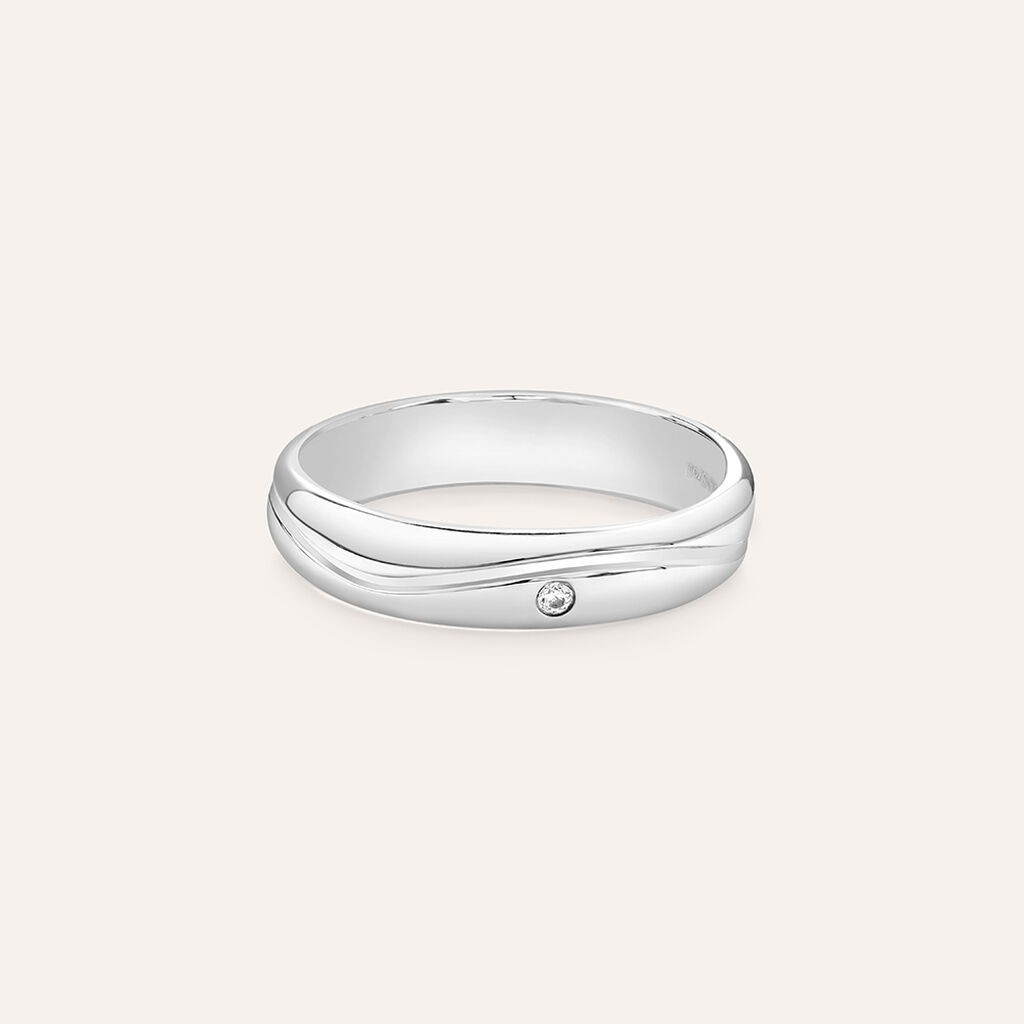 Anello Fedina Silver Collection Argento Rodiato Cubic Zirconia - Anelli con Pietre Unisex | Stroili