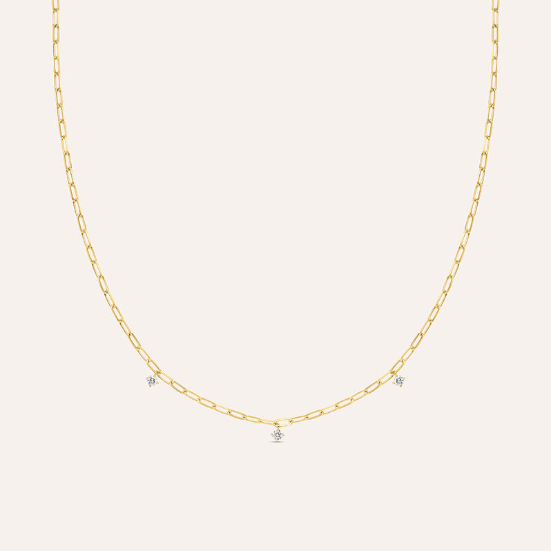 Collana Diamade Glam Oro Giallo Diamante Lab-Grown - Collane Donna | Stroili