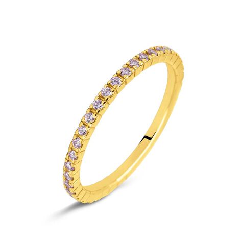 Anello Eternity Claire Oro Giallo Cubic Zirconia - Anelli Eternity Donna | Stroili