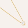 Collana Punto Luce Silver Glow Argento Dorato Cubic Zirconia