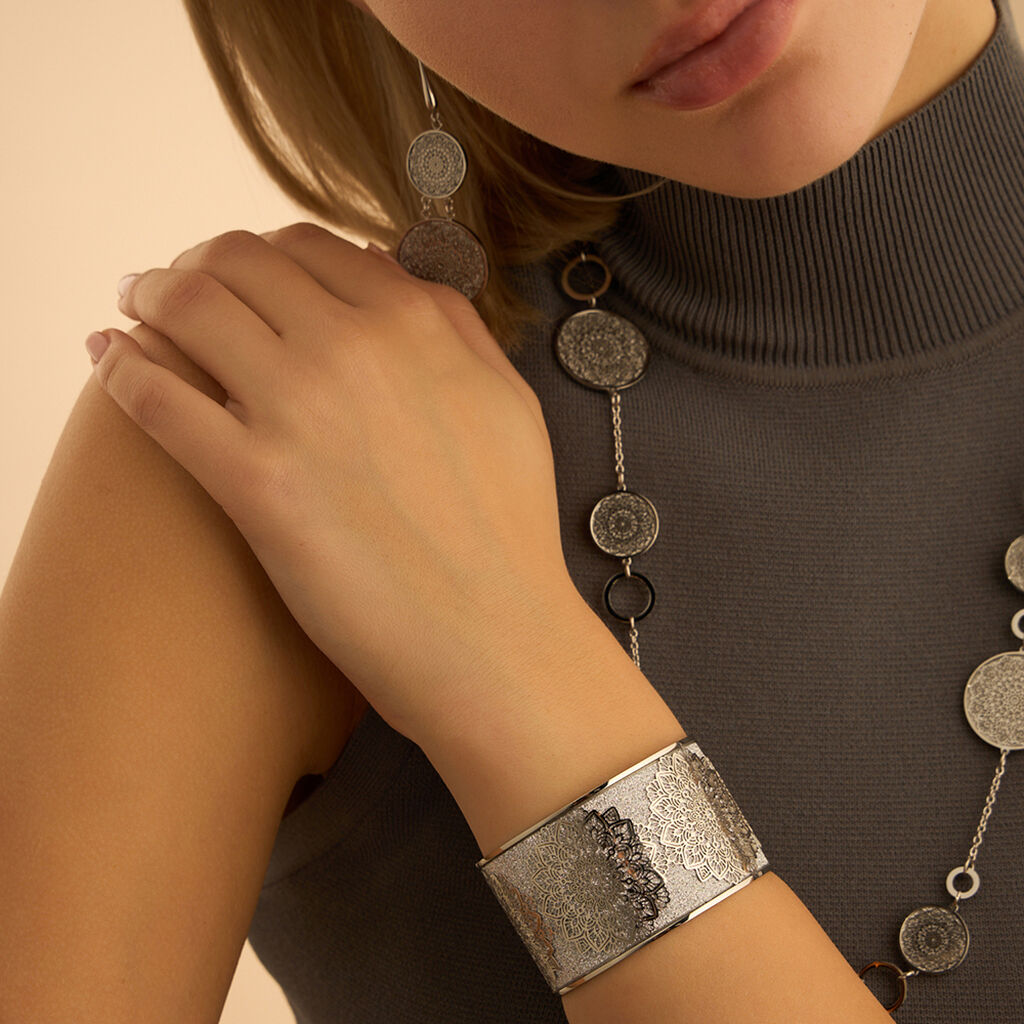 Bangle Lady Shine Acciaio - Bracciali Rigidi Donna | Stroili