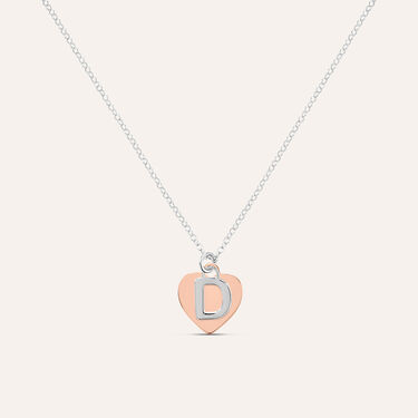 Collana Silver Collection Argento Bicolore Bianco / Rosa